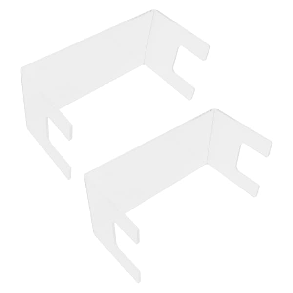 2 st Akryl Display Rack Transparent Leksaker Dockor Smyckesställ Hylla för Sovrum