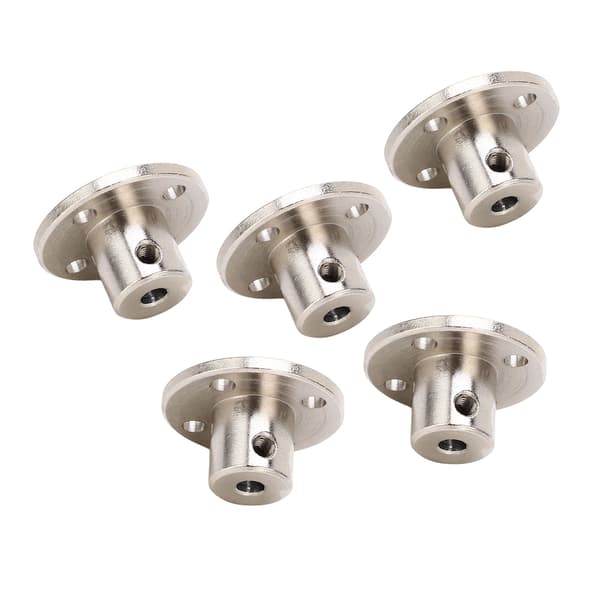 5 st Rostfritt Stål 3mm Innerdiameter Styva Flänskopplingar