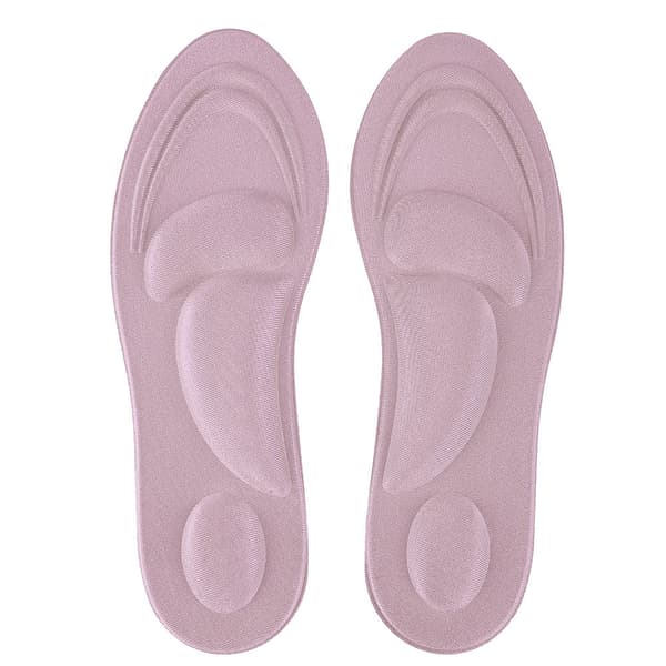 Dam Flat Feet Arch Support Memory Foam Ortopedisk Innersula Komfort Skodyna Rosa