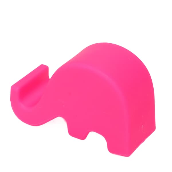 Søt Elefant Telefonholder - Roserød
