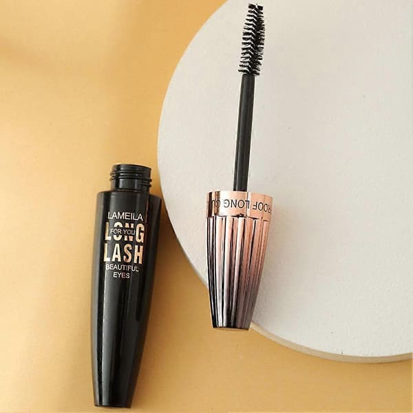 【BQ】4D Vipper Mascara 4D Silkefiber Vippemascara 2023 Sort