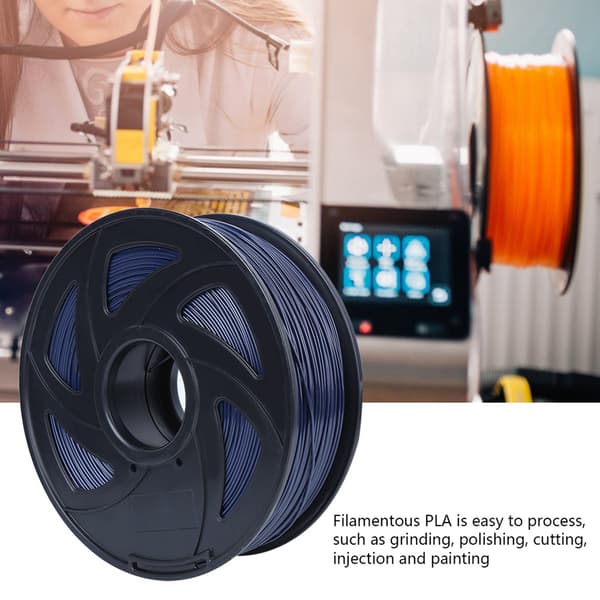 PLA Filament 1,75 mm 1 KG Printmateriale 3D Printer Tilbehør Blå til Boligindretning