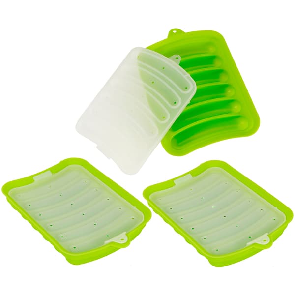 3ST Silikone DIY Baby Mad Form Grønne Bageværktøjer