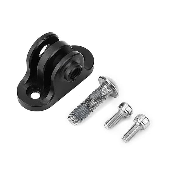 Cykelcomputer Metal Beslag Kamera Adapter Montering til Gopro (Sort)