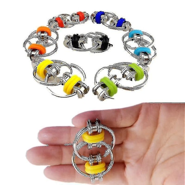 Tri-spinner minskar stress-en nyckelring fingertoppsleksak för autistiska fingertoppar