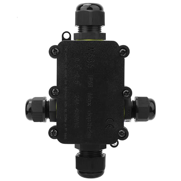 IP68 Plast Samledåse 5m Undervandsforbindelse Ledningsboks T100 450VAC 24A UL94V‑2