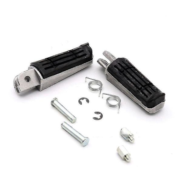 Liten pedal (1 set, svart+silver)