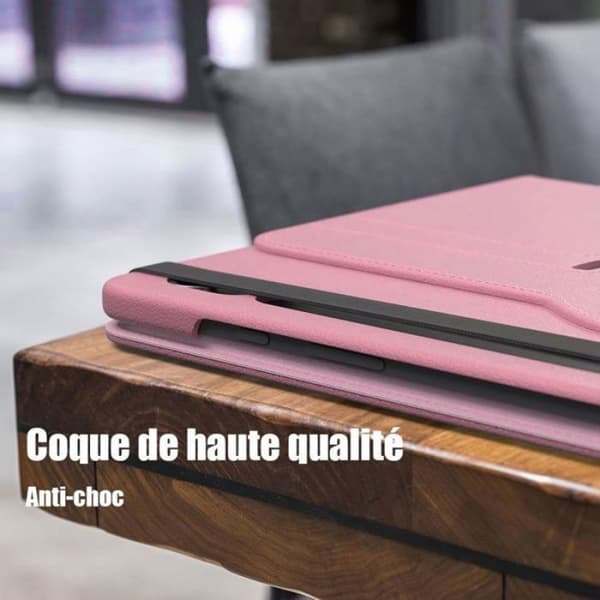 Etui til Samsung Galaxy Tab A9 Plus / A11 Plus - 360° roterende beskyttelsesetui - Rosa