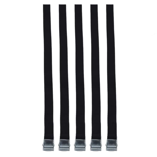 10st Zink Legering Tryckspänne Spännband Smutsresistent Nylon Surrningsbälte för Gods Bagage