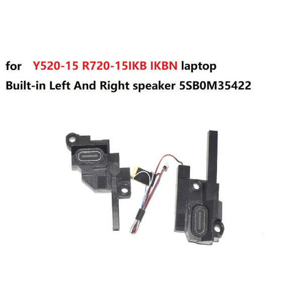 Laptop innebygde venstre og høyre høyttalere for Legion Y520-15 R720-15ikb Ikbn bærbare høyttalere Erstatter Black