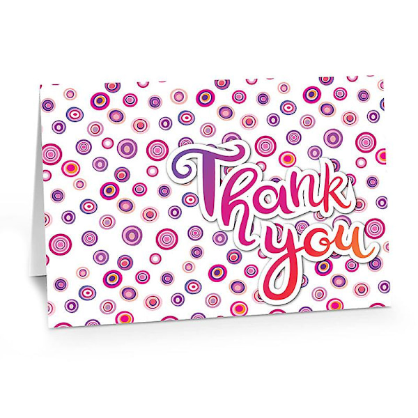 Back-To-School Blessing Postkort - Farverige, foldede takkekort Style 3 25 PCS