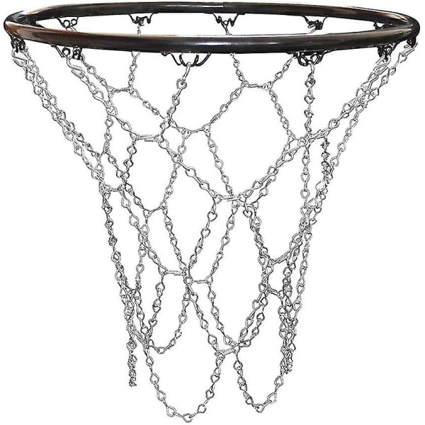 Udendørs Basketball Net, Erstatning Basketball Net, Udendørs Basketball Net, Metal Basketball Net, Standard Holdbar Galvaniseret Basketball Net Til Indoo