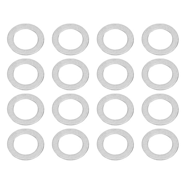 60 stk. flad skive i rustfrit stål 6 mm ID 9 mm OD tilbehørssæt til vedligeholdelse 4807-0609-0500
