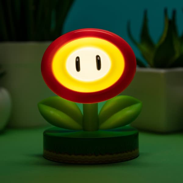 Super Mario Fire Flower - Lampa - Icon Light 200