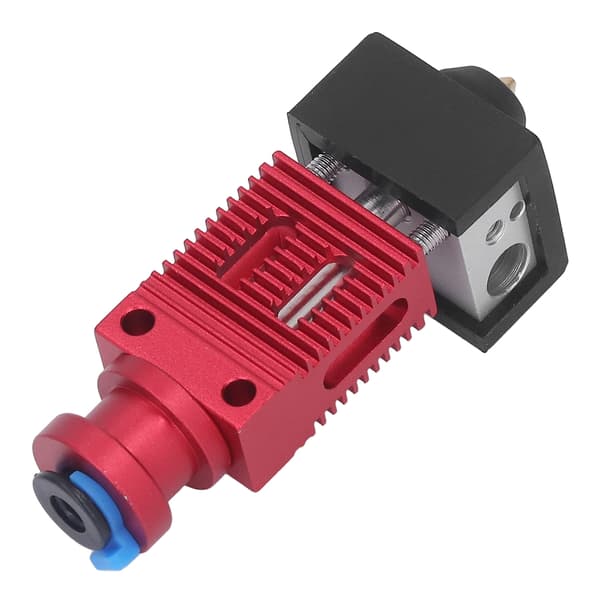 Ender 3 S PRO 3D-skriver Hotend-sett i aluminiumslegering og messing, rød