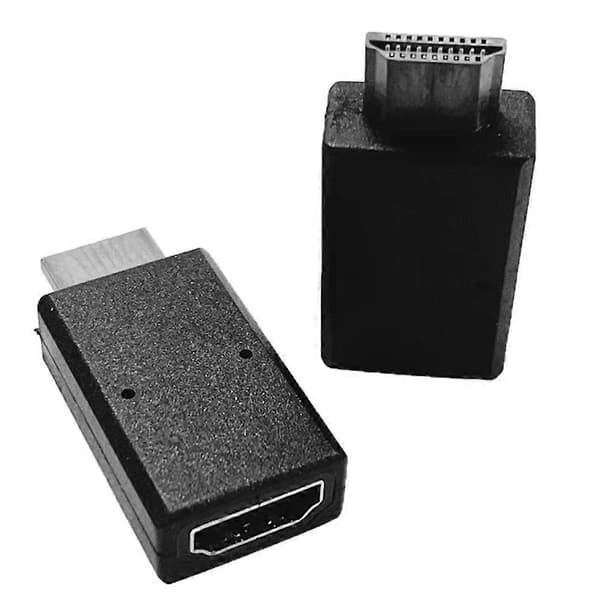 HDMI-kompatibel testadapter (han til hun) - Dedikeret fuldfunktions testmodul til industrielt automationsudstyr Black