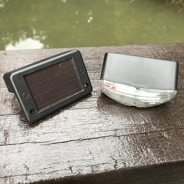 Soldäckslampor utomhus, solstegslampor Vattentäta led solarlampor för utomhustrappor Yard Patio Pathway