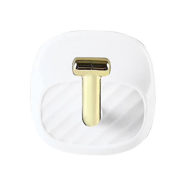 【BQ】Husholdning Mini Selvklebende Krok Multifunksjonell Vanntett Krok for Kjøkken White