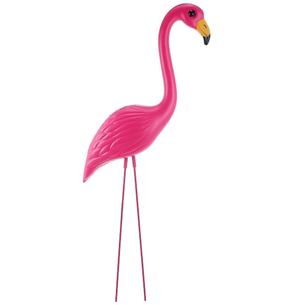 1 stk Plast Flamingos Ornament Fuglefigur Håndverk Bryllupsfestrekvisita