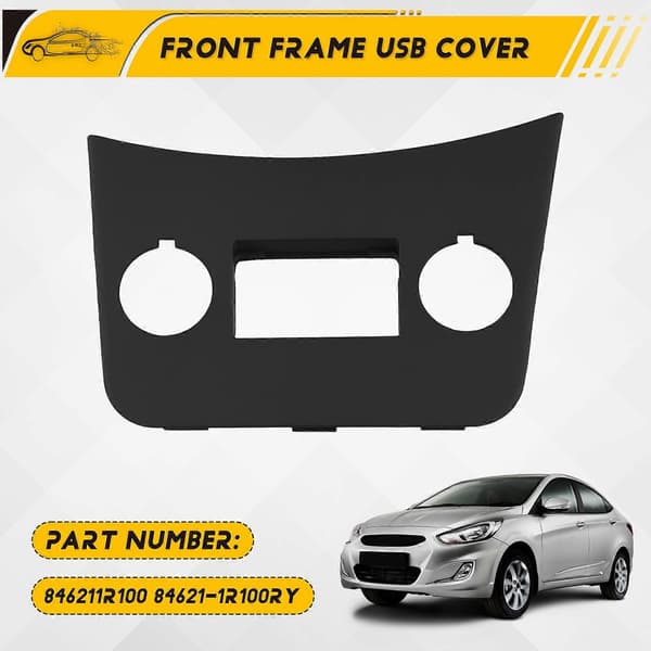 Bilgulvkonsol Frontram USB-dæksel 846211R100 84621-1R100RY til Hyundai Solaris 2011-2013 Centralt USB-panel
