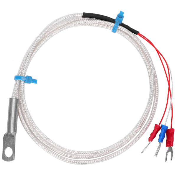 PT100 Termistor Temperatursensor Probe - 3m Rund Hull Patch Type for Nøyaktig Måling