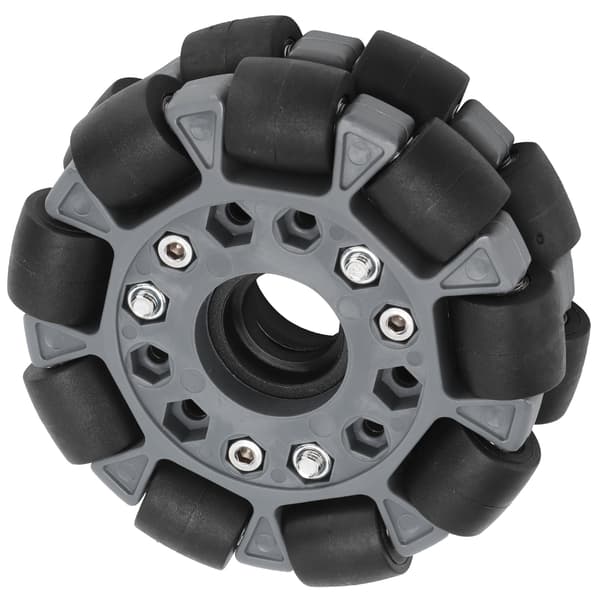 Holdbare 100 mm nylon gummi omnihjul for robotracing