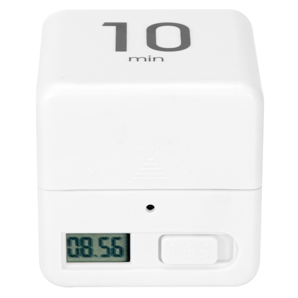 Gravity Sensor Digital Timer Cube Display 1 3 5 10 Minutter Tidsstyring til Hjemmekøkken Skole Kontor
