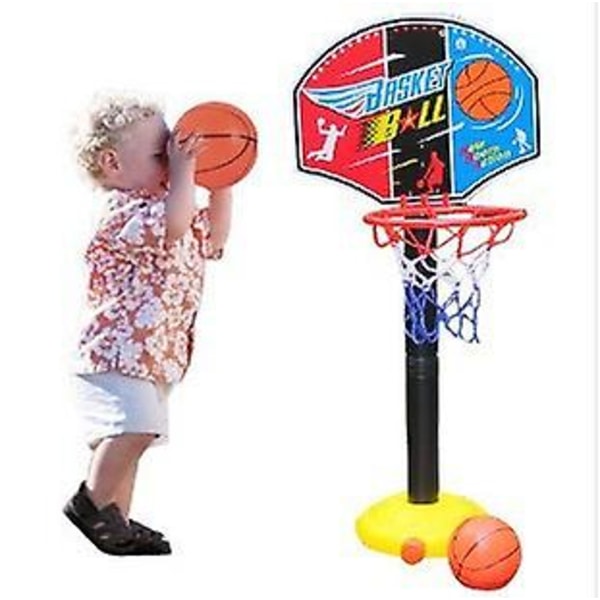 Justerbart skyddande set för barn Basketställ för barn med nät och boll Utomhus Justerbart set inomhus