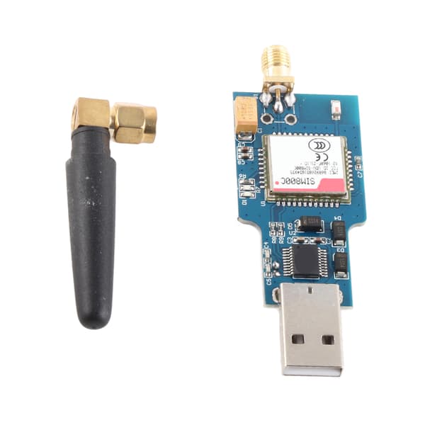 Firefrekvens GSM/GPRS SIM800C USB til GSM Seriell Modul med Bluetooth-funksjon