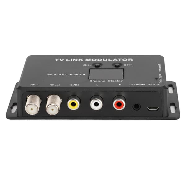 UHF TV-Link Modulator - AV til RF-omformer med IR-forlenger