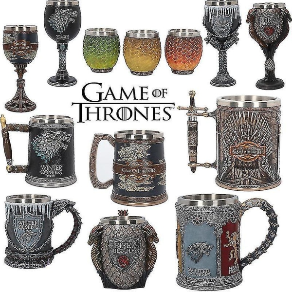 Game Of Thrones Creative Goblet Cup Huonekalut Asusteet Viinilasi-lohikäärme Egg Cup