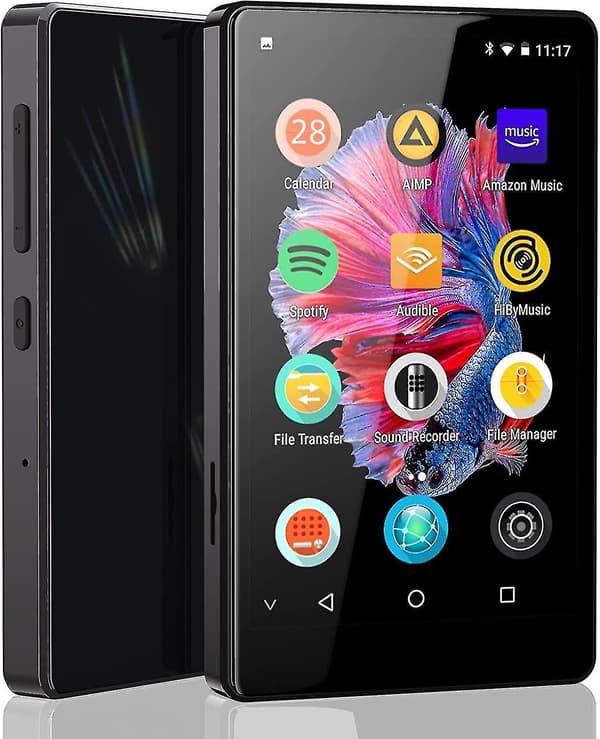 【BQ】MP3-afspiller Bluetooth med lyd, browser 4,0 tommer IPS-skærm MP4 Bærbar musikafspiller