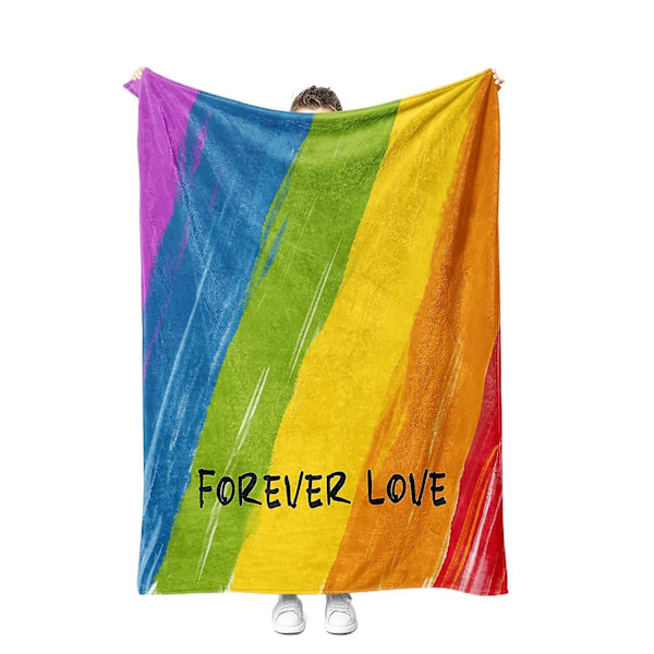 Printed peitto tukkukauppa päiväpeitto Toimistopeitto Flanelli Rainbow ilmastointipeite 1 130*150cm
