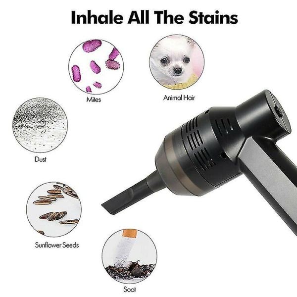 USB Micro Dammsugare Mini Dammsugare Dator Skrivbord Tangentbord Spis Damm Handheld Clean Tool