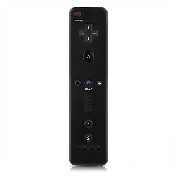 Spilkontroller med analog joystick til WiiU/Wii-konsol (sort)