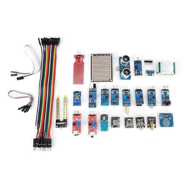 Raspberry Pi sensormodulsett 22 i 1 elektroniske komponenter nybegynner læringsstarter