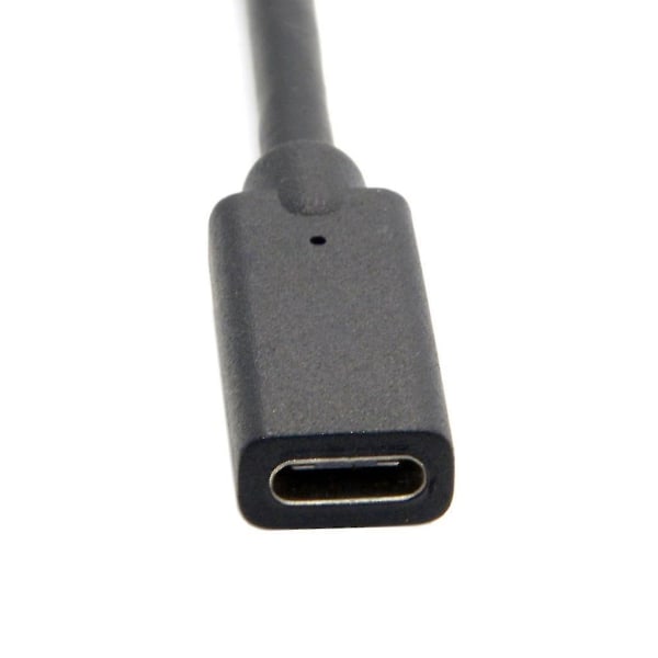 90 asteen suorakulmainen USB 3.1 Type C uros-naaras jatkodatakaapeli 1m