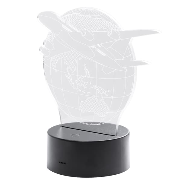 3D Touch Fargerik Nattlampe for Hjemmesoverom