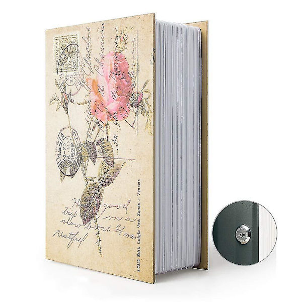 Avledningsbok säker förvaringsbox, Dictionary Secret Safe Can med säkerhetskombinationslås, Diversion Book Hidden Safe