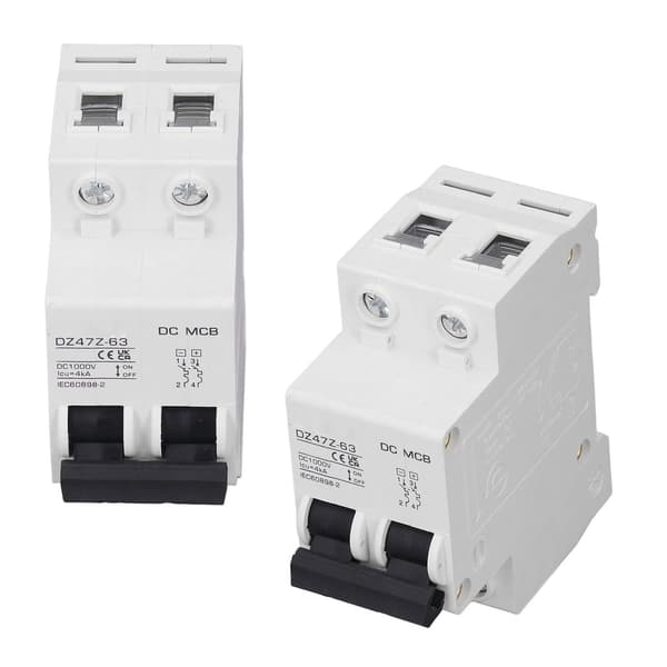 DC Strømbryter Overbelastningsvern Magnetisk System PV 2P 1000V 16A