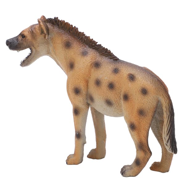 Hyena Figurin Pedagogisk Vild Stil Plastmaterial Liten Djur Skrivbordsdekoration