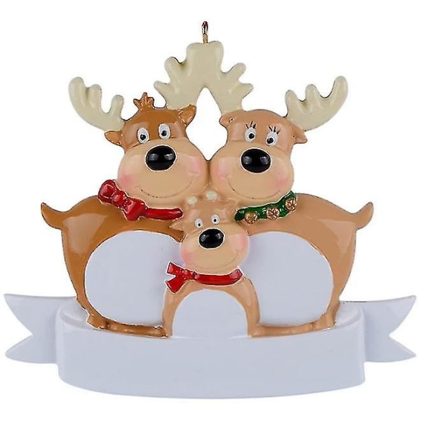 Juletreanheng dekorasjon Snømann Elg Gjør hjemmeinnredning 3 3
