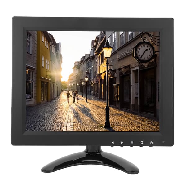 10 tommers HD IPS LCD PC Datamaskin CCTV Skjerm (US-plugg)