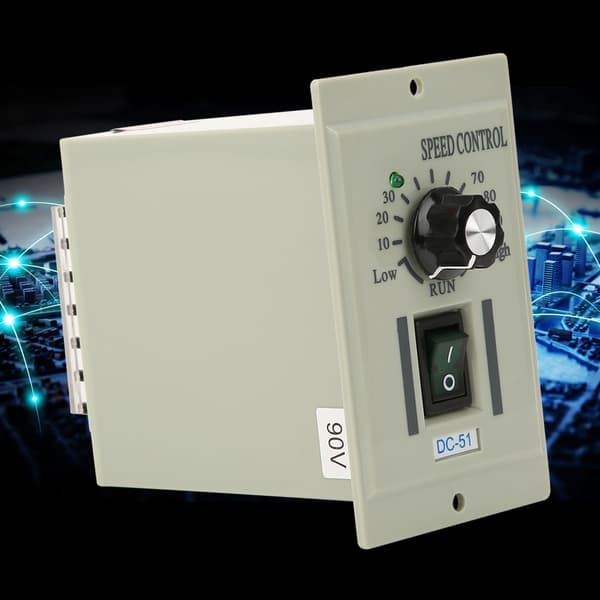 Motor Hastighedsregulator Mini Permanent Magnetisk DC Guvernør DC-51 110V Input/Output Spænding DC 0-90V