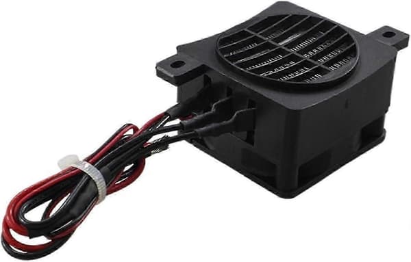 200W PTC-varmevifte med termostatstyring for små rom