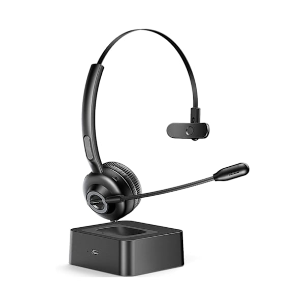 V5.0 Business Headset med Boom Mic, egnet for mobiltelefon/nettbrett/datamaskin