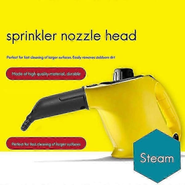 Dampvaskermunnstykke, spaltebørste, sprinklermunnstykke for Karcher SC1/SC2/SC3/SC4/SC5 dampvasker - JZ musta