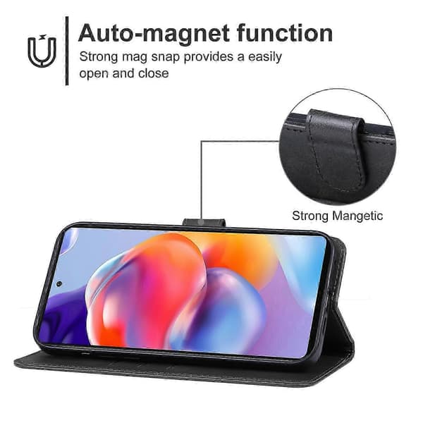【BQ】Blackview SHARK 8 Skyddsfodral i äkta läder Black