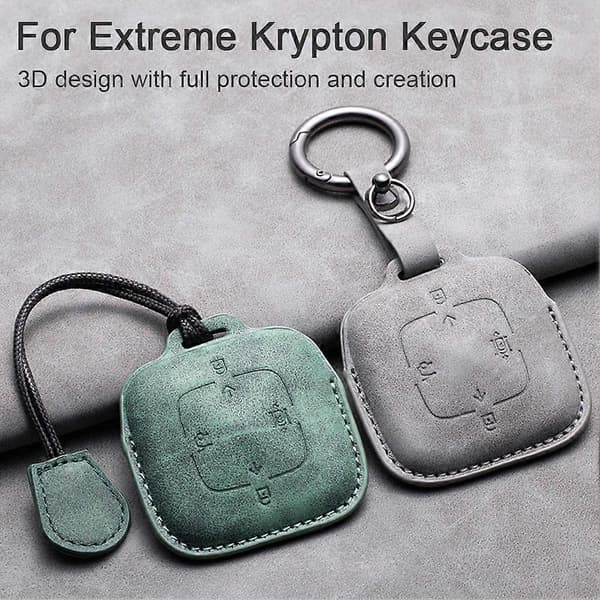 【BQ】Zeekr Bluetooth-avaimen suojus avaimenperä auton sisustustarvike Type A is light gray