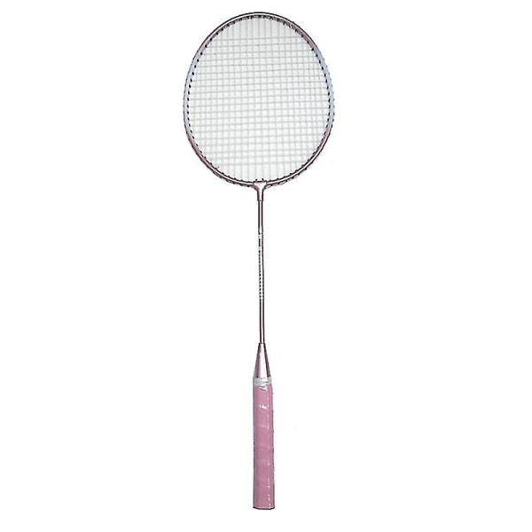 2st badmintonracketar och bärväska set Set inomhus utomhussporttillbehör Pink